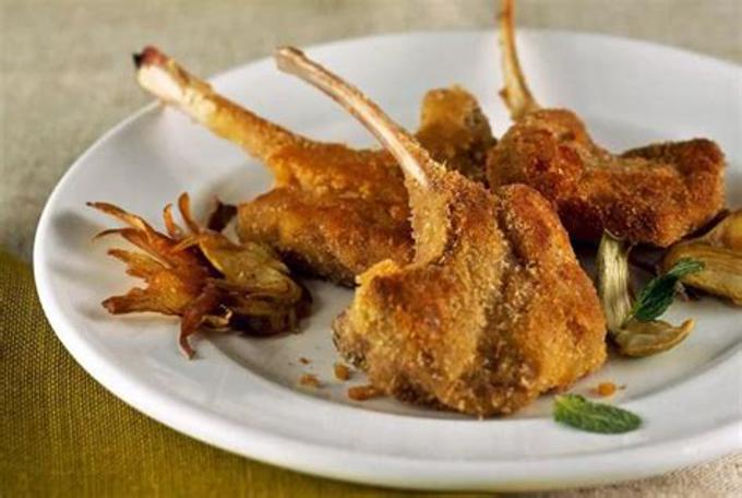 Costolette d’Agnello Fritte