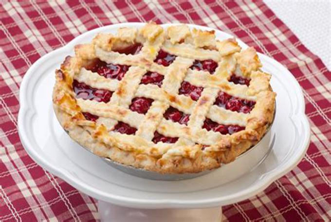 Crostata di amarene brusche
